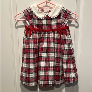 Janie and jack Peter Pan collar plaid dress